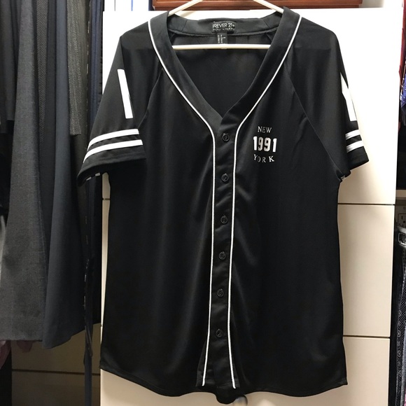 Forever 21 Tops - Forever 21 New York Baseball Jersey